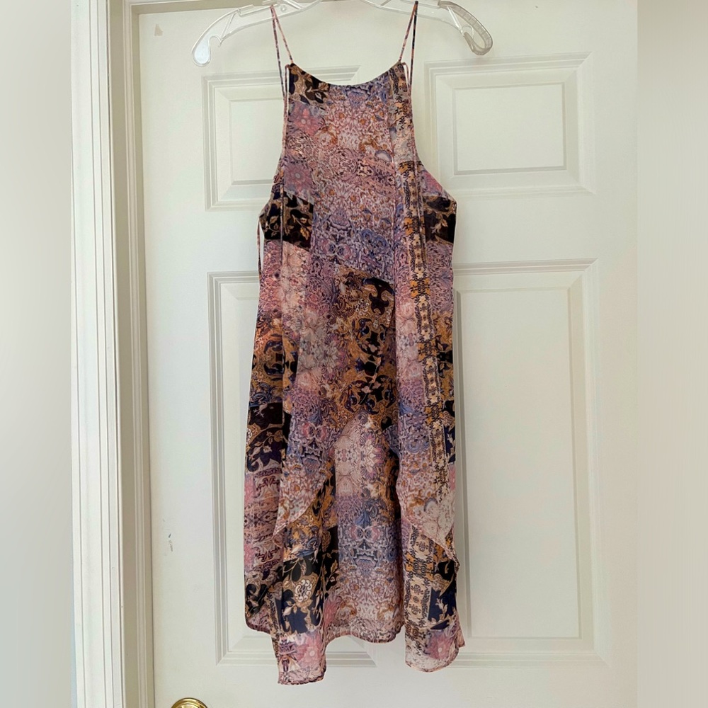 BCBG Generation layered swing dress. The layers flow open